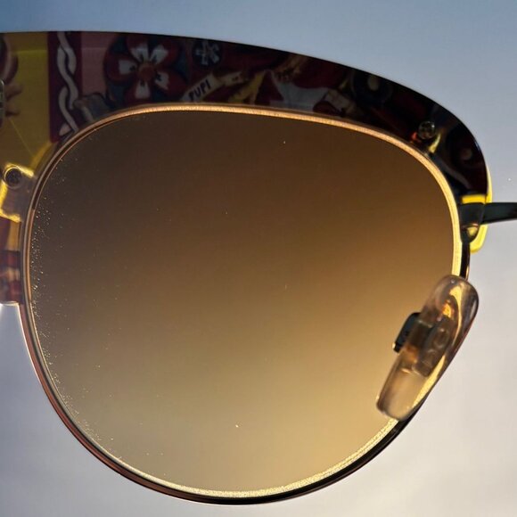 Dolce & Gabbana  4277 3035/2L SICILIAN CARRETTO Cat Eye Yellow + DG Case main image 8